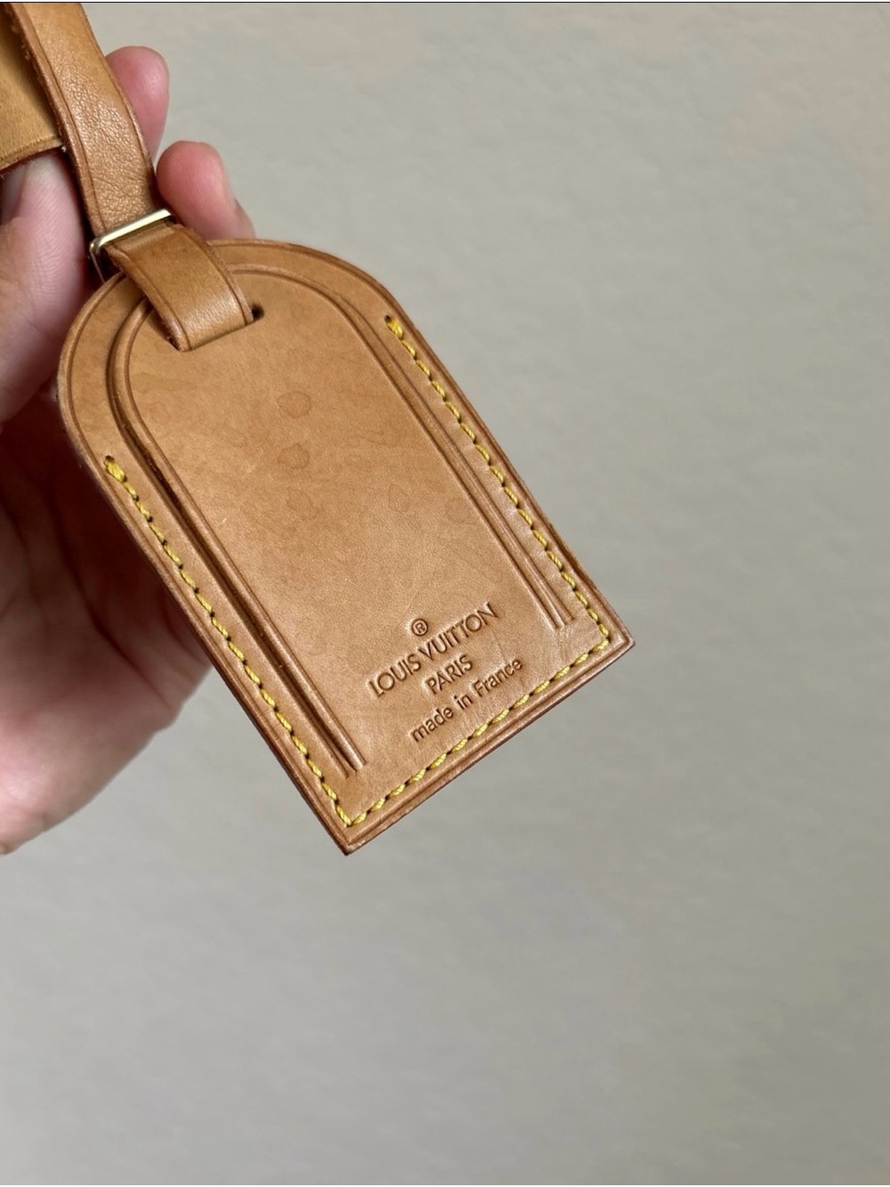 Louis Vuitton Vachetta Leather Luggage Tag - Picture 2 of 7